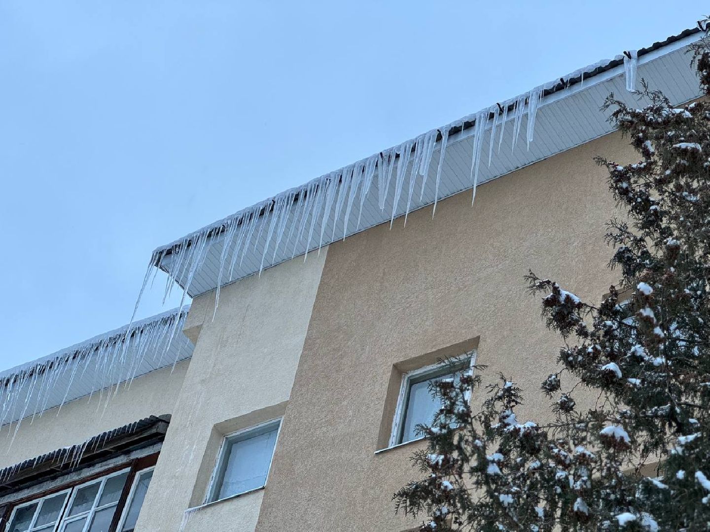 сосульки, городской округ восход, зима, вертикалки,