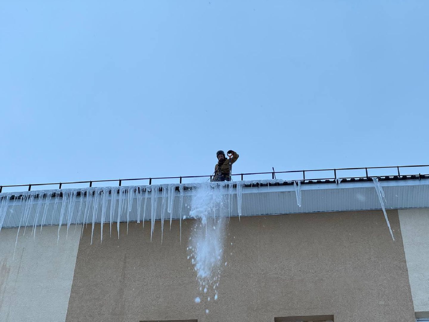 сосульки, городской округ восход, зима, вертикалки,