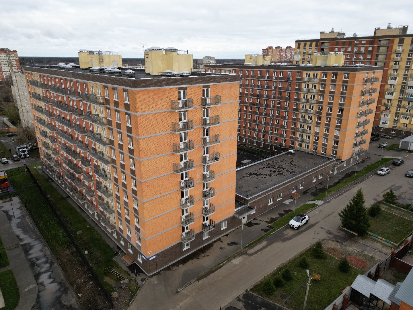 видео с коптера, ногинск, расселение аварийного жилья,