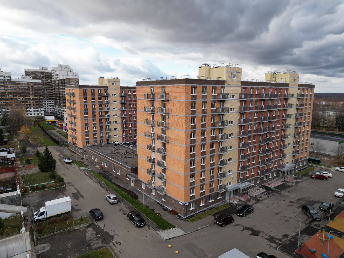 видео с коптера, ногинск, расселение аварийного жилья,