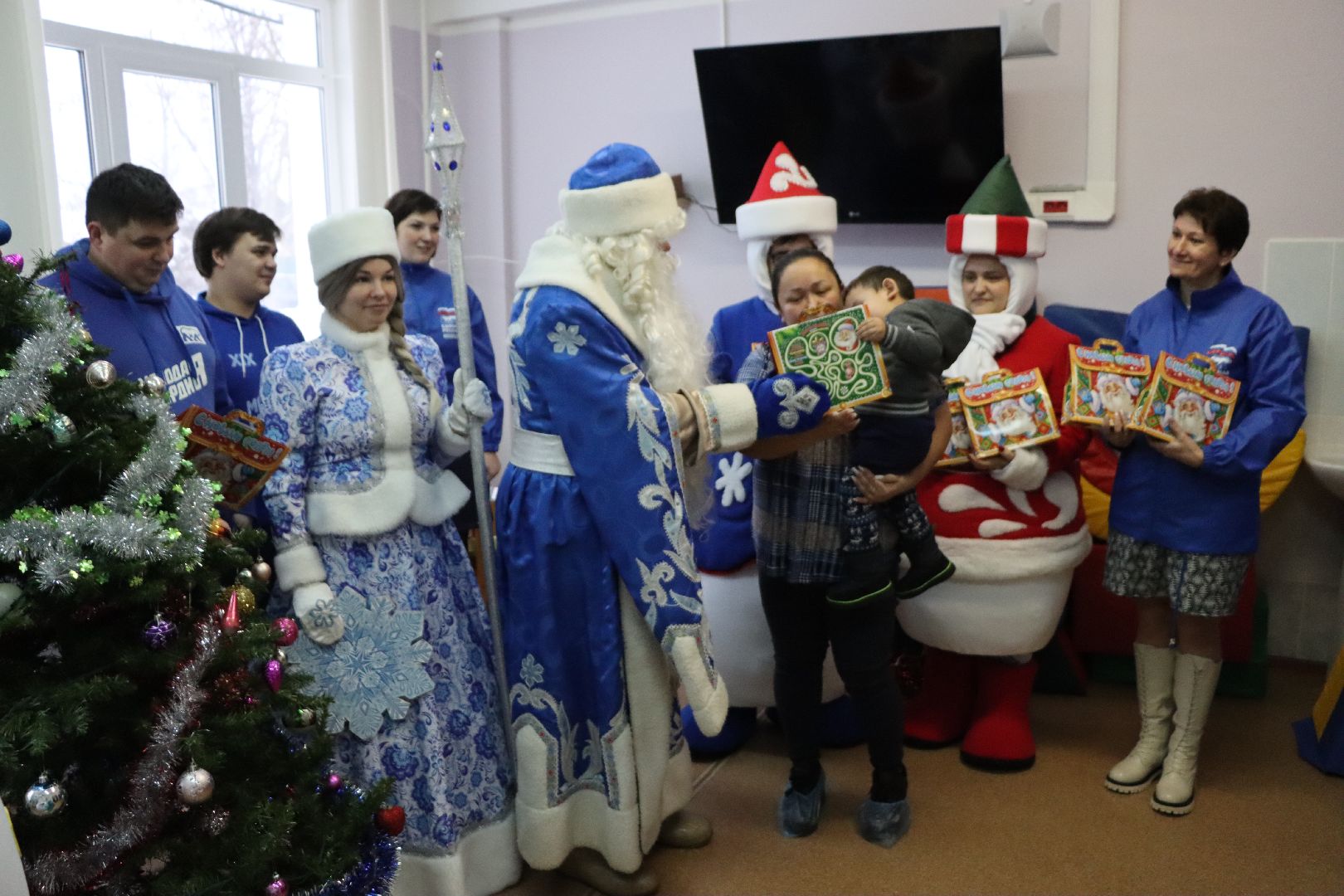 лотошино, дети, больница, здравоохранение, новый год, вертикалки,