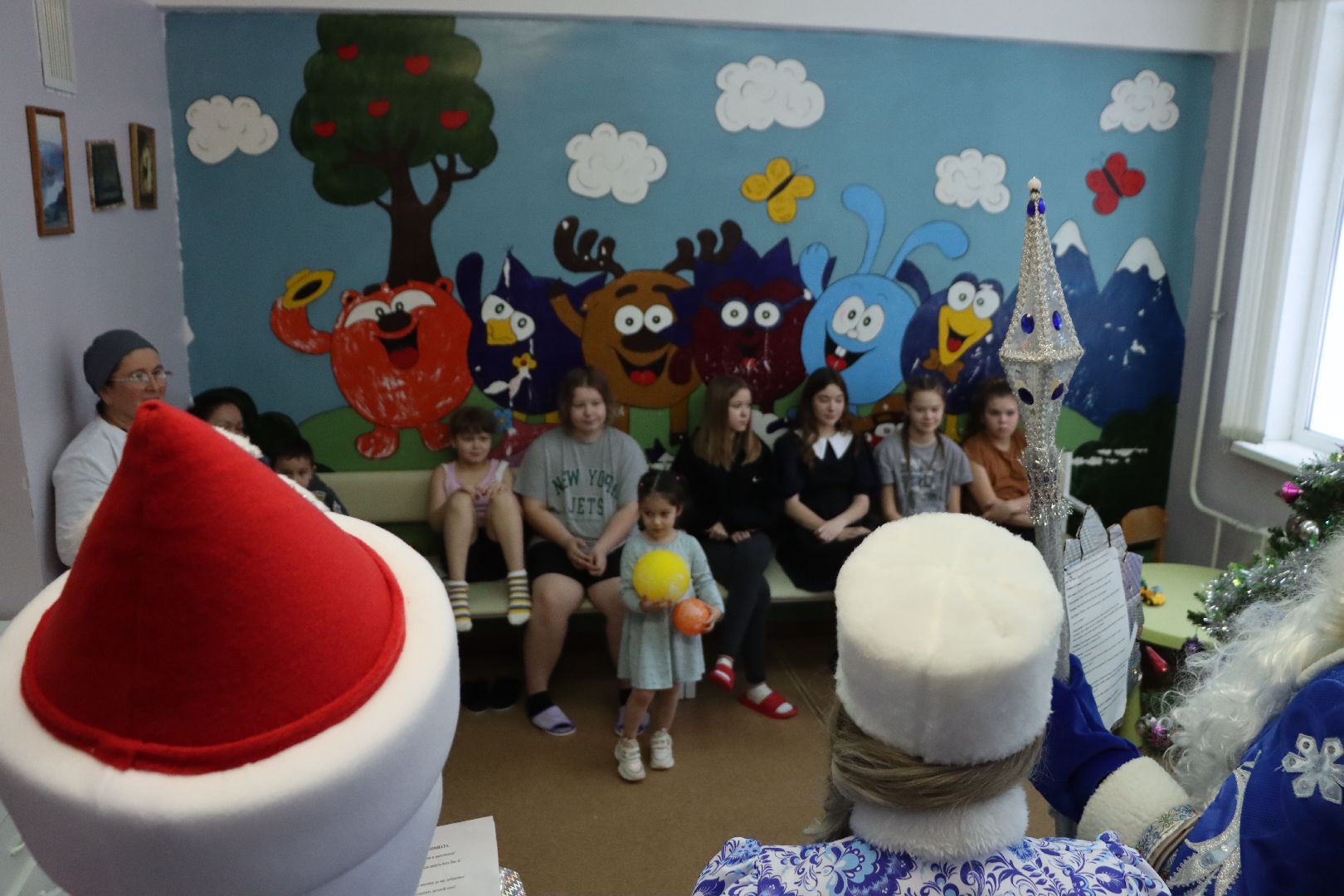 лотошино, дети, больница, здравоохранение, новый год, вертикалки,