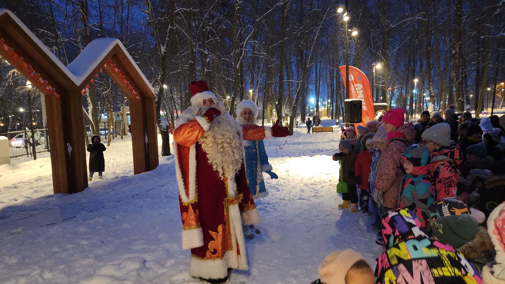 Зима в Подмосковье, парки Подмосковья, Лосино-Петровский,