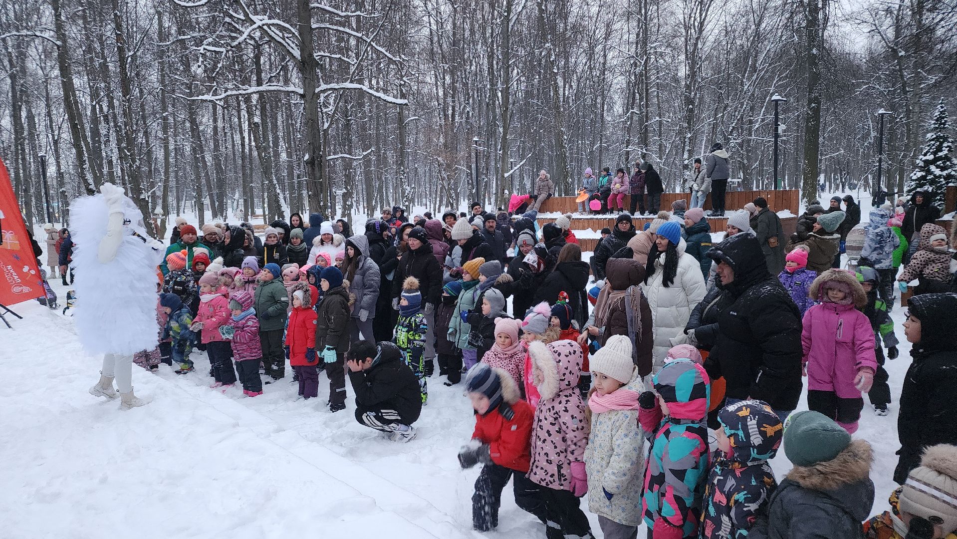 Зима в Подмосковье, парки Подмосковья, Лосино-Петровский,