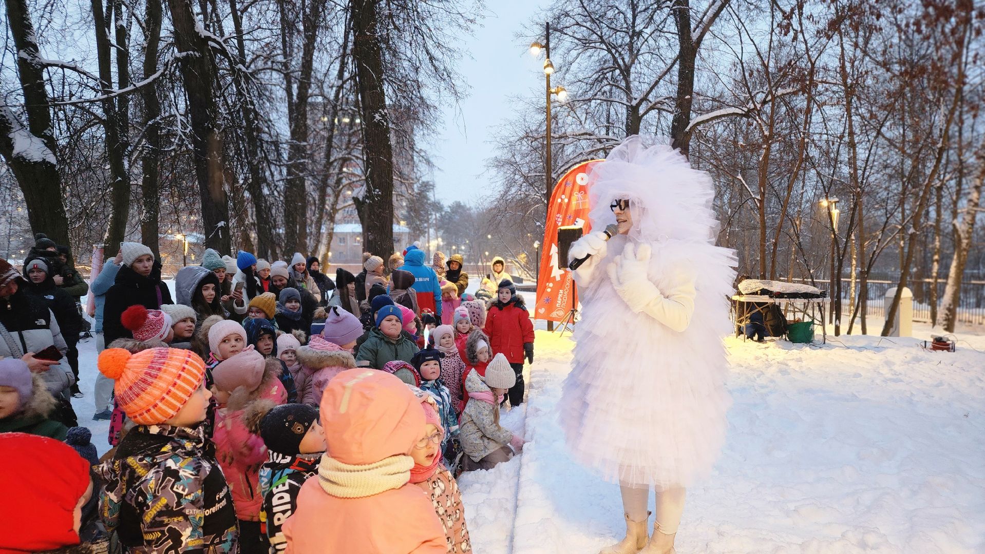 Зима в Подмосковье, парки Подмосковья, Лосино-Петровский,