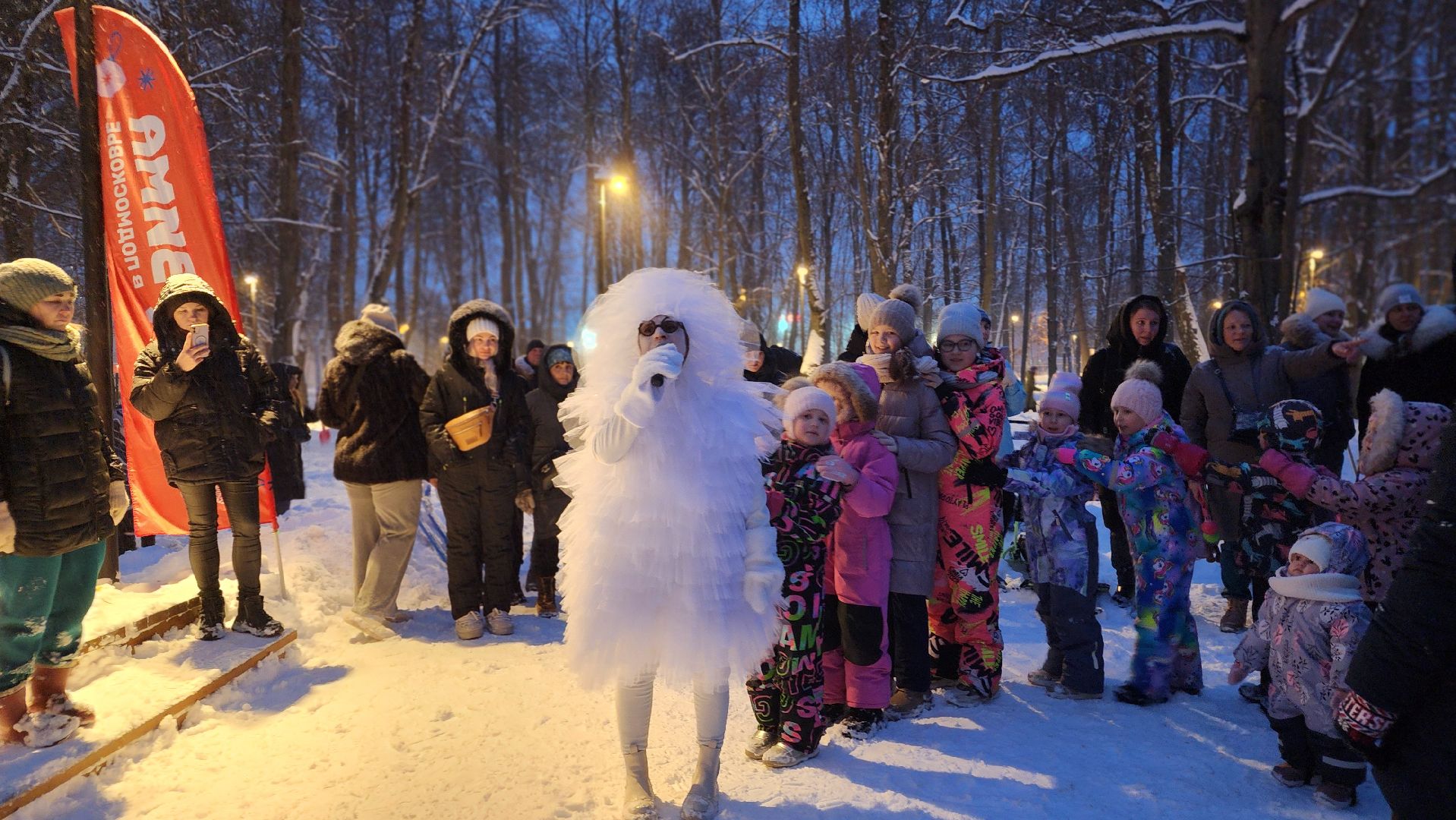Зима в Подмосковье, парки Подмосковья, Лосино-Петровский,