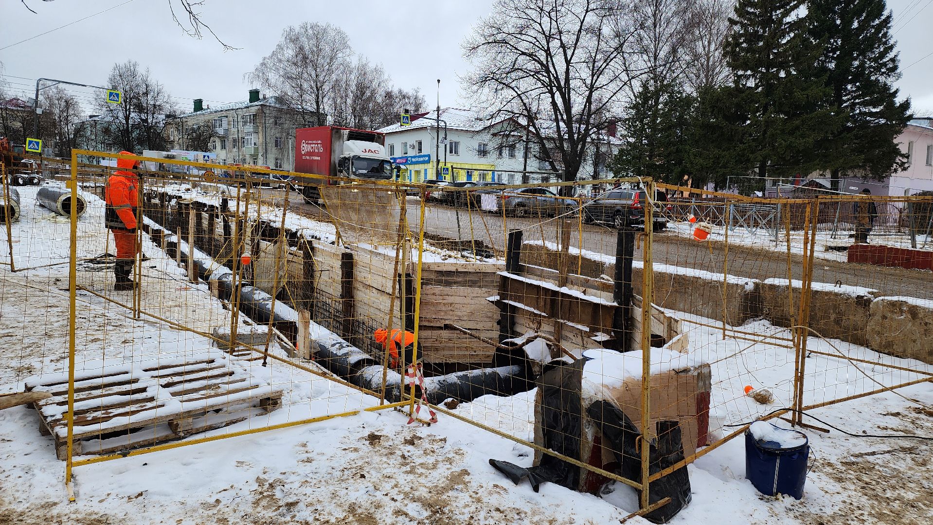кашира, теплотрасса, модернизация сети теплоснабжения, строительство, вертикалки,