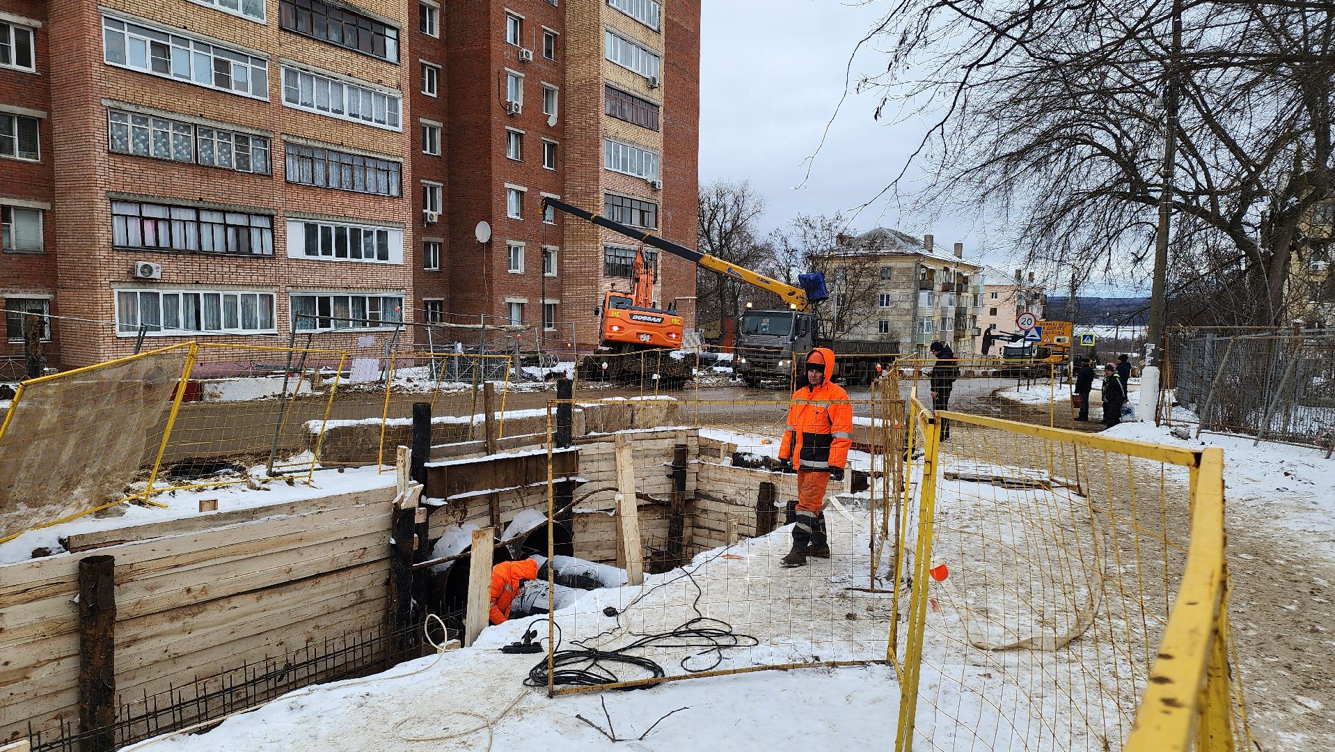 кашира, теплотрасса, модернизация сети теплоснабжения, строительство, вертикалки,