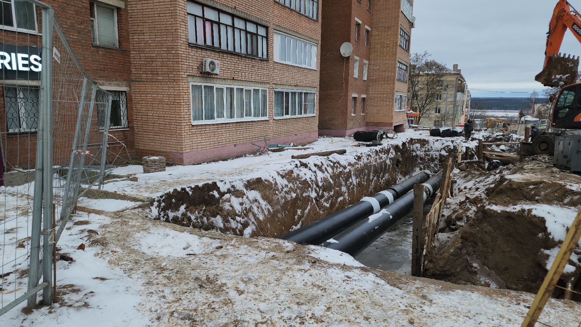 кашира, теплотрасса, модернизация сети теплоснабжения, строительство, вертикалки,