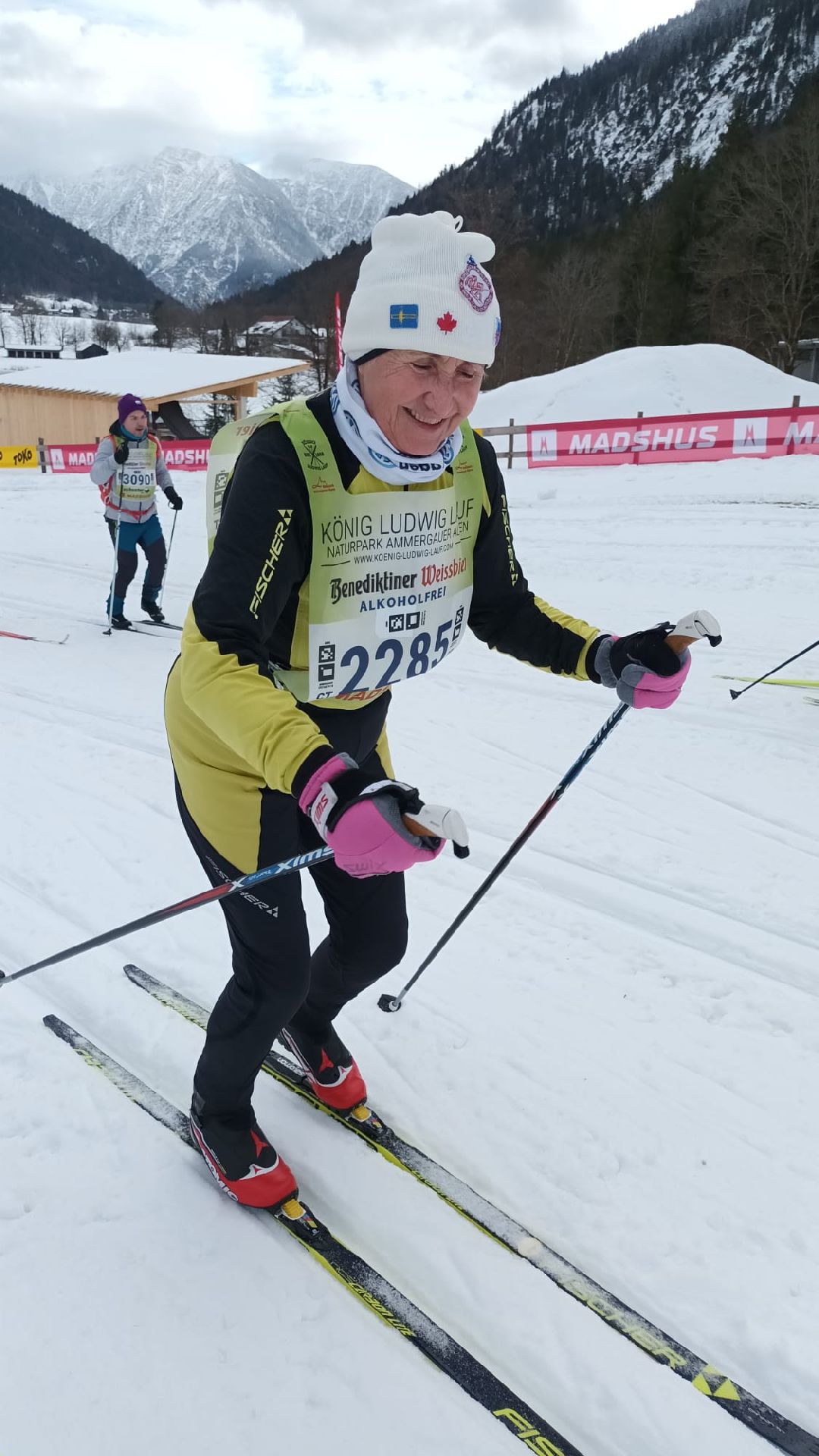 спорт, лыжный марафон, Европа, пенсионеры, бег