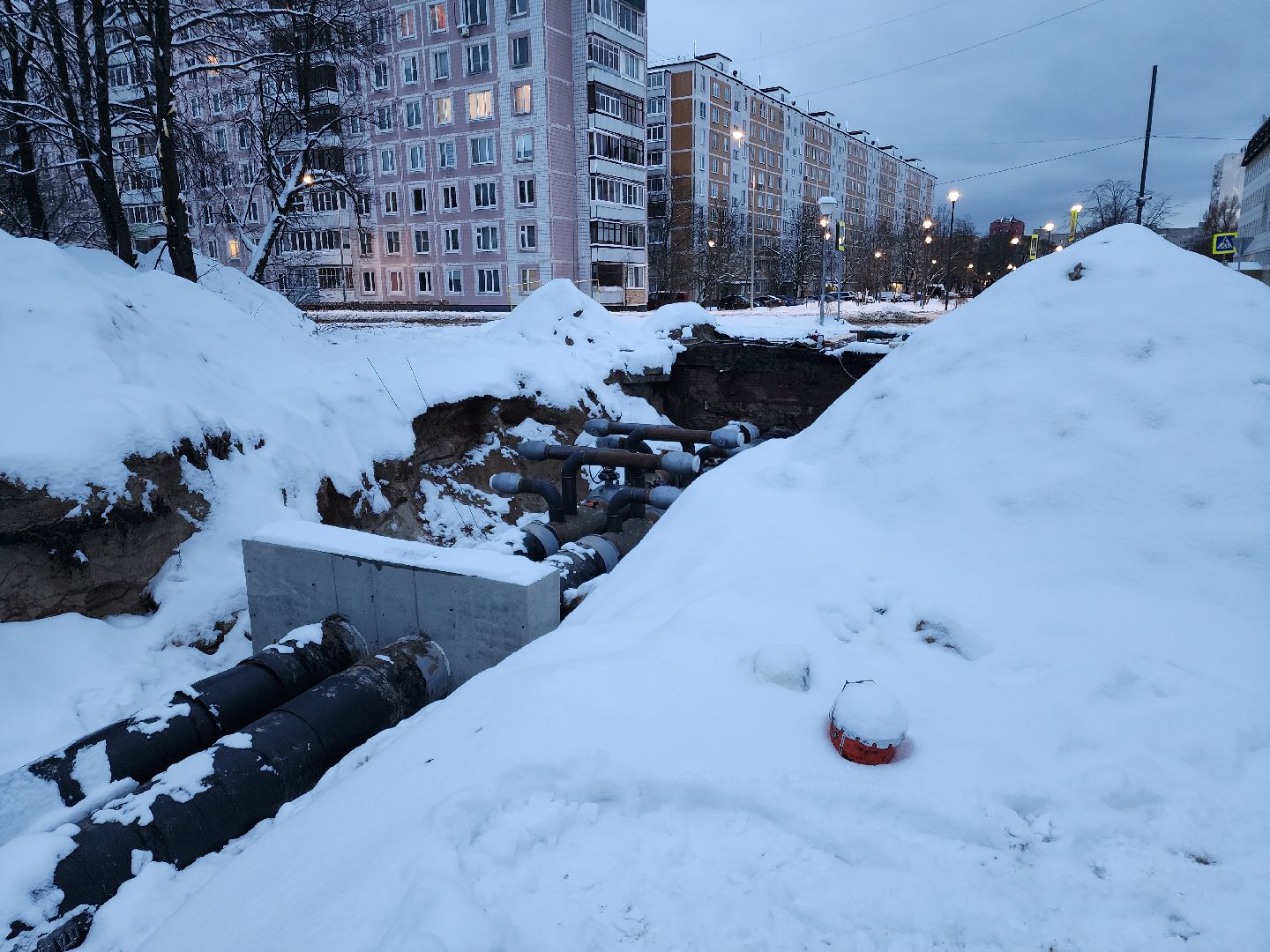 Черноголовка, отопительный сезон 2024-2025, ремонт тепловых сетей,