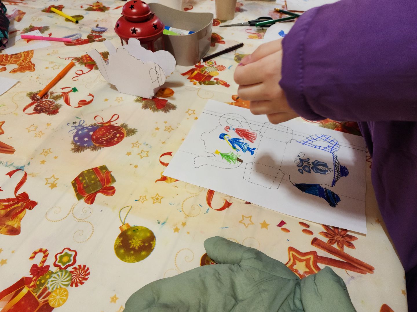 Дети, мастер класс, новый год, вертикалки,