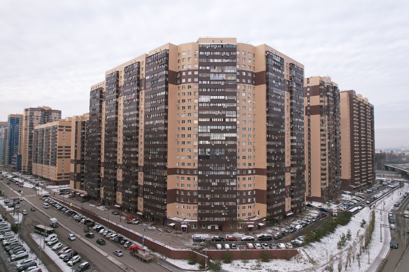 видео с коптера, школа, реутов,