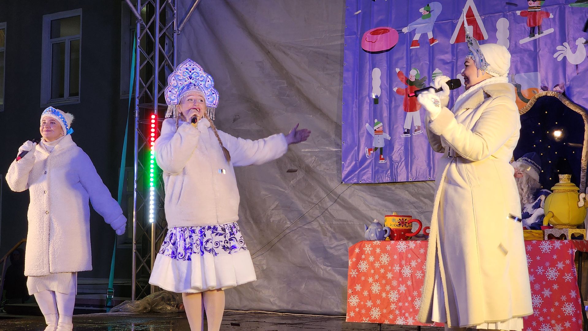 ступино, зима в подмосковье, елки,