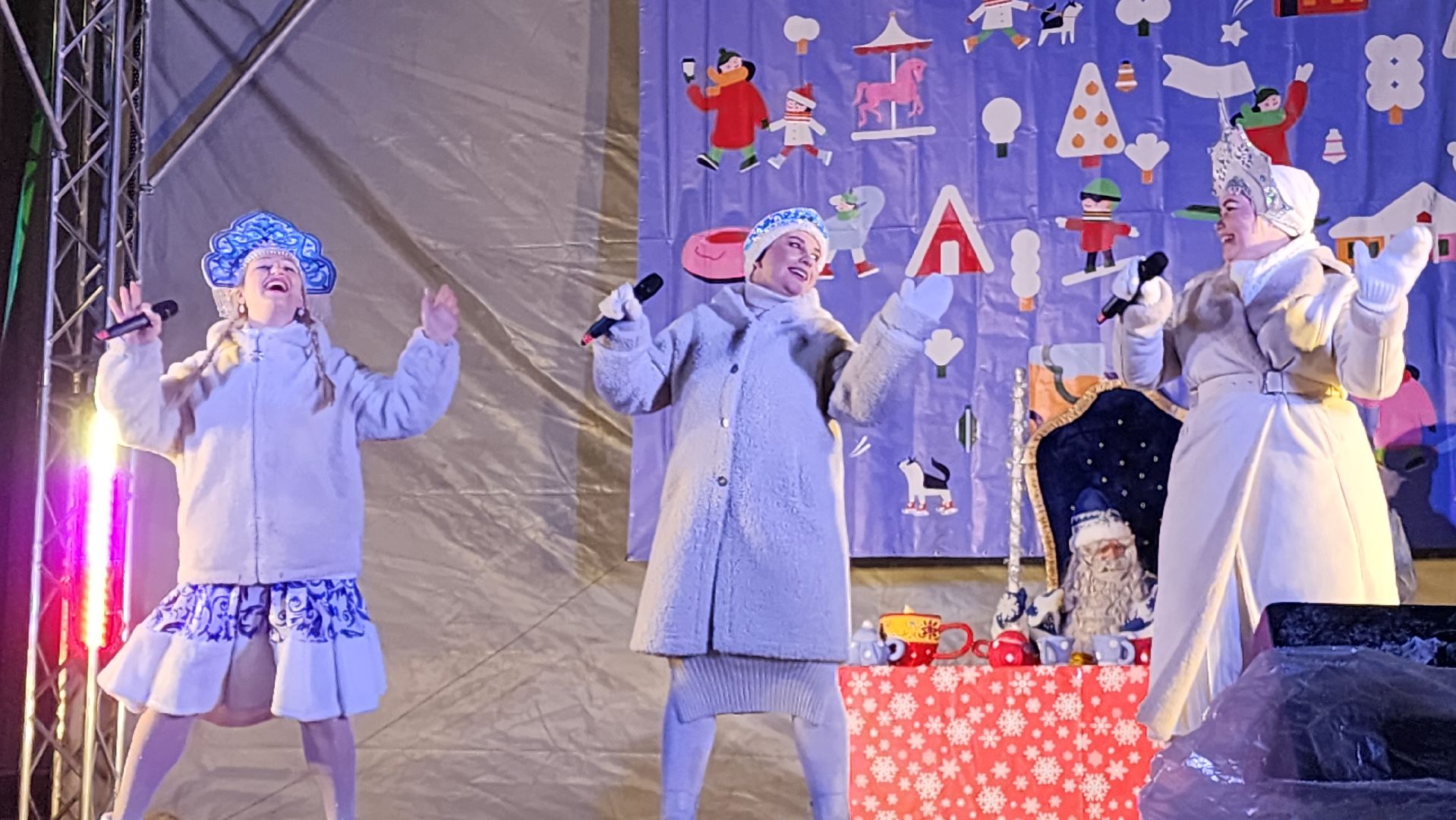 ступино, зима в подмосковье, елки,