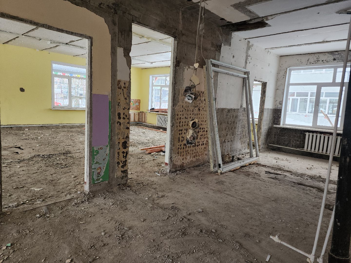 Егорьевск, Подмосковье, Московская область, детский сад, школа 1, капитальный ремонт,