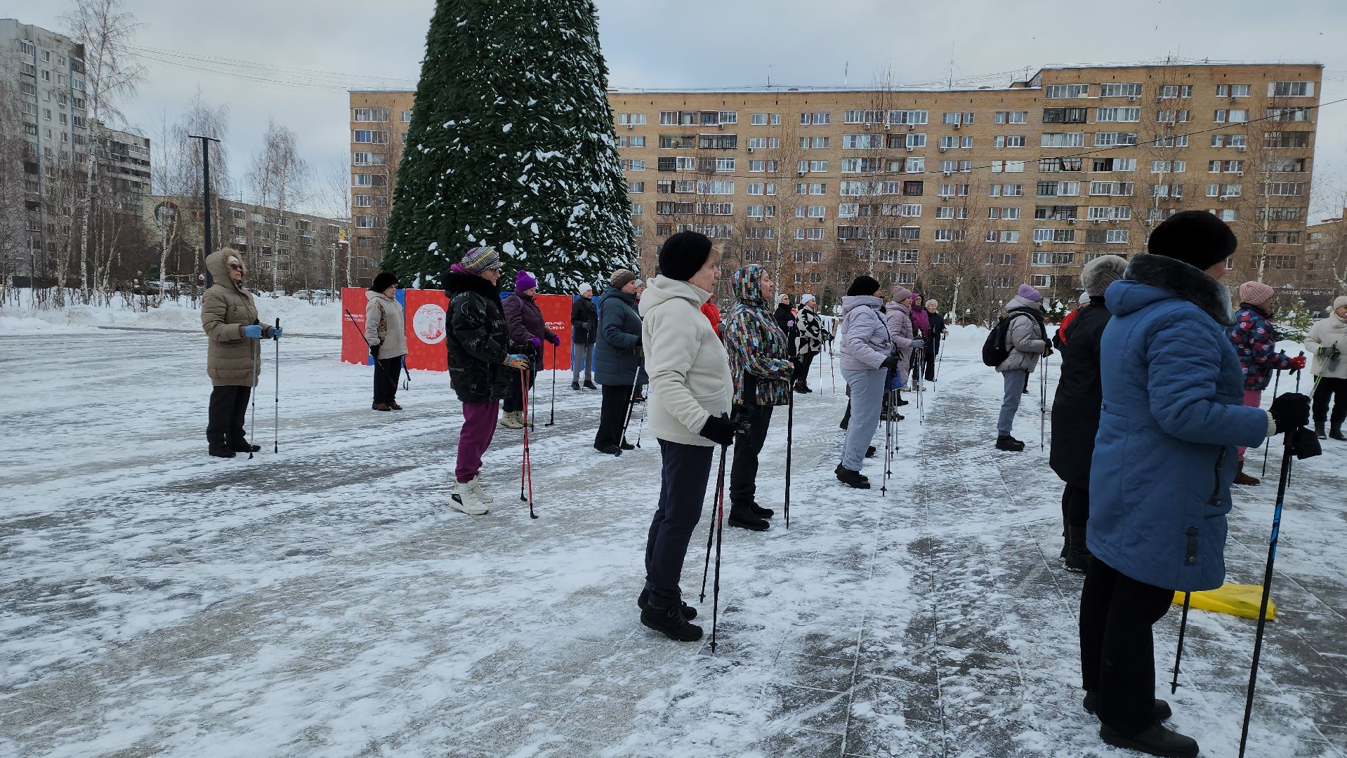 скандинавская ходьба, Мастер-класс, спорт на улице, Лобня,