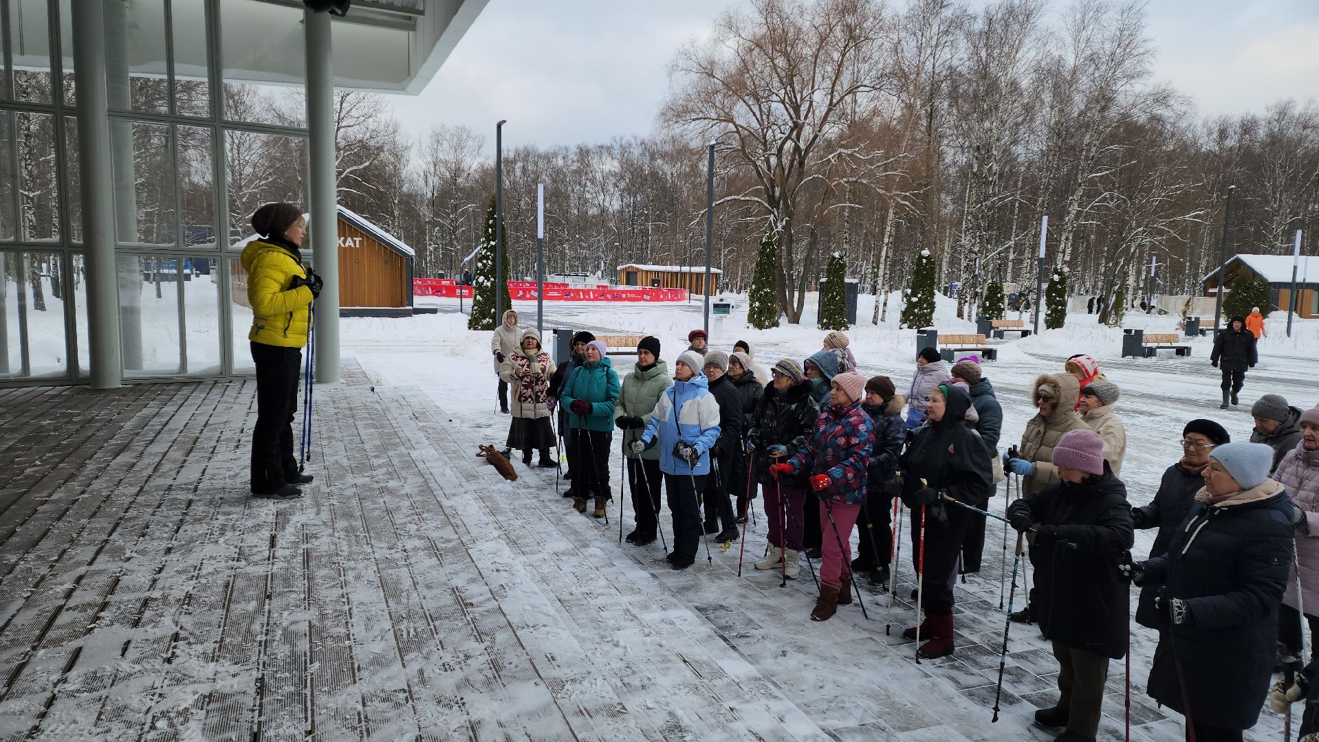 скандинавская ходьба, Мастер-класс, спорт на улице, Лобня,
