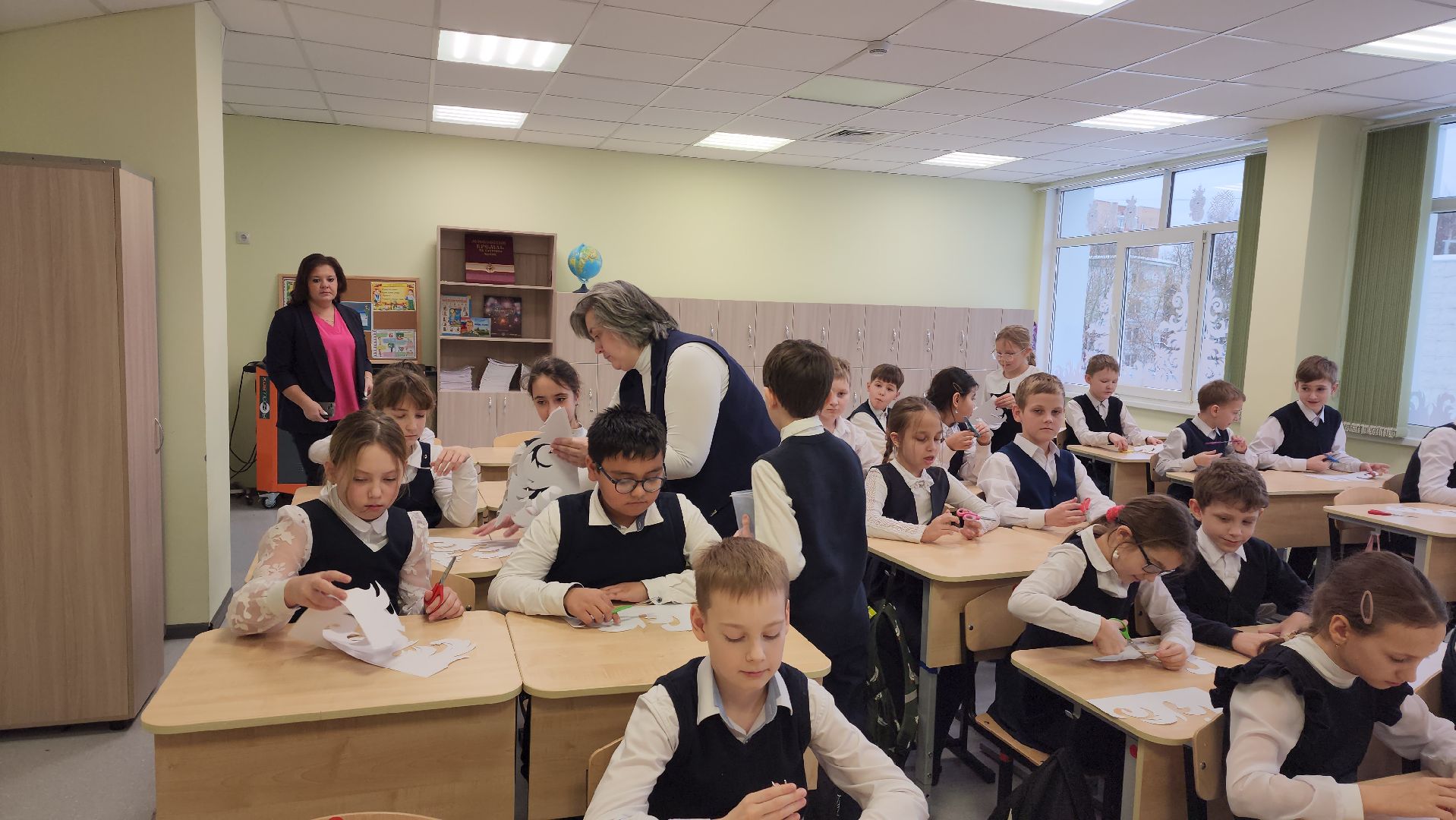 новогоднее оформление, украшения к новому году, Лобня, вертикалки,