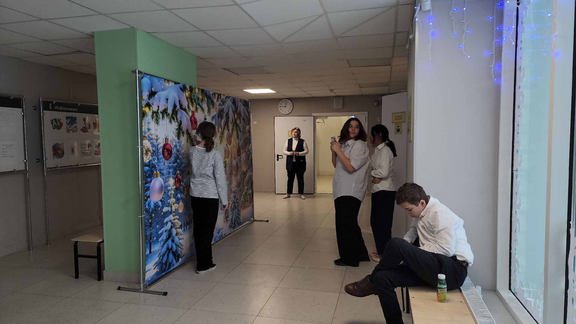 новогоднее оформление, украшения к новому году, Лобня, вертикалки,