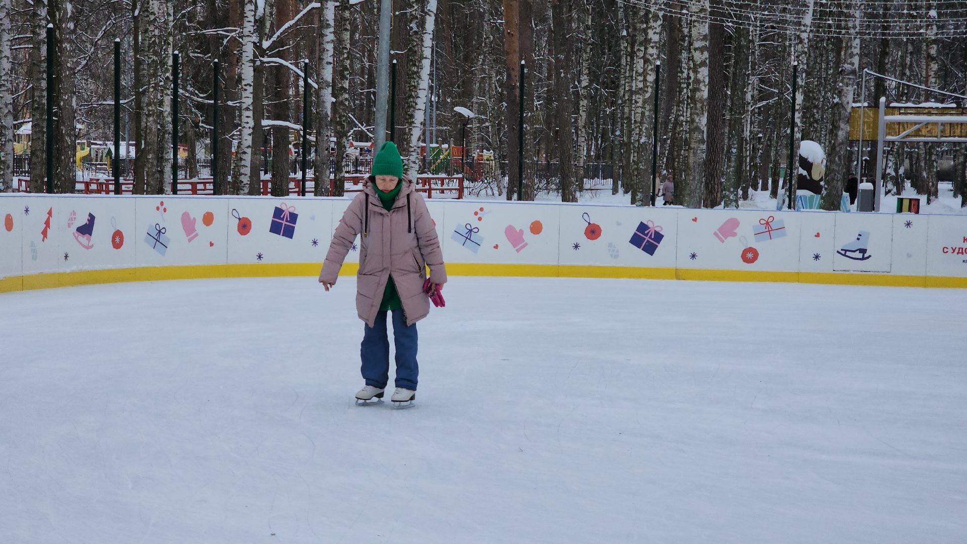 каток, зимние виды спорта, Центральный парк, Ногинск, Богородский городской округ, вертикалки