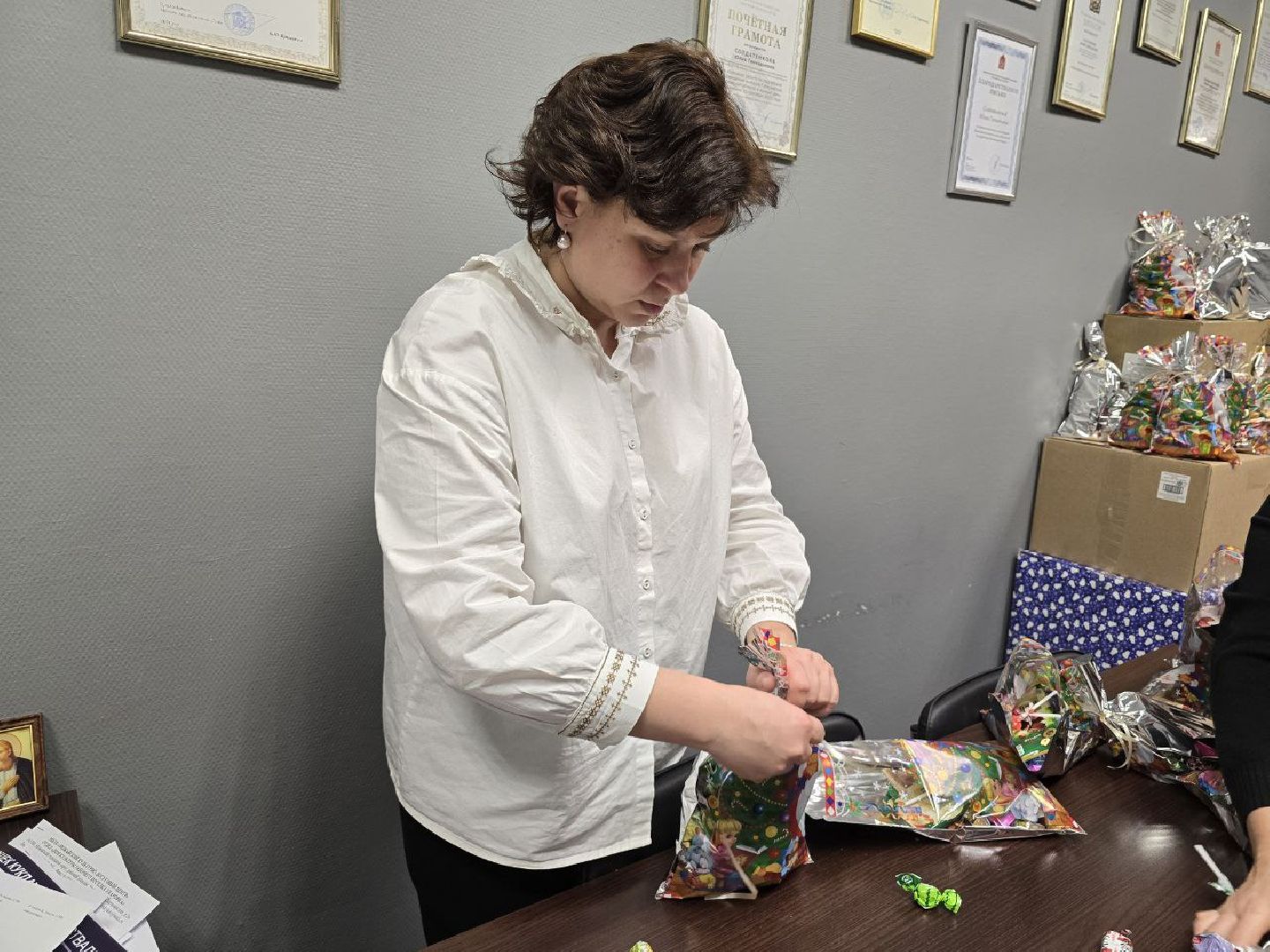 можайск, можайский городской округ, подмосковье, спецоперация, гумпомощь, дети Курска, новый год, благотворительная акция, комитет воинов отечества,