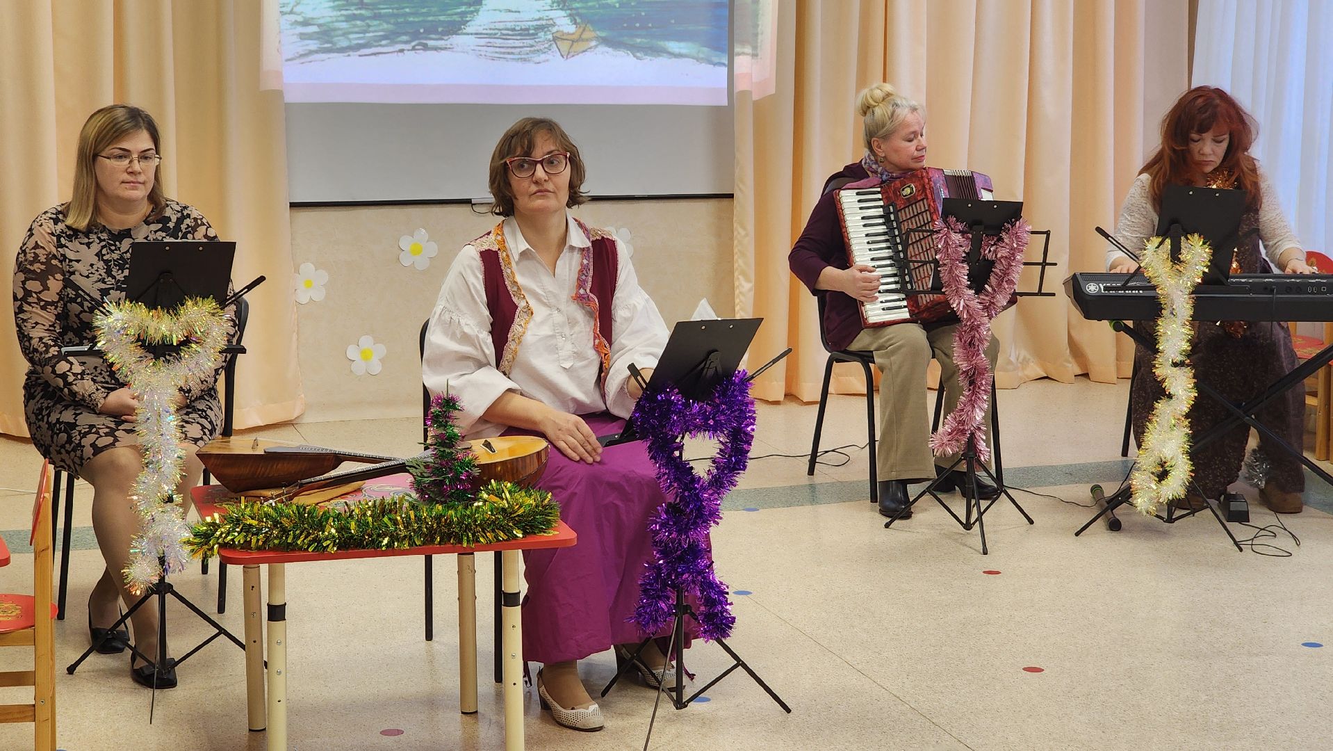 новогодняя сказка, детская школа искусств, протвино, реабилитационный центр, музыкальные инструменты,