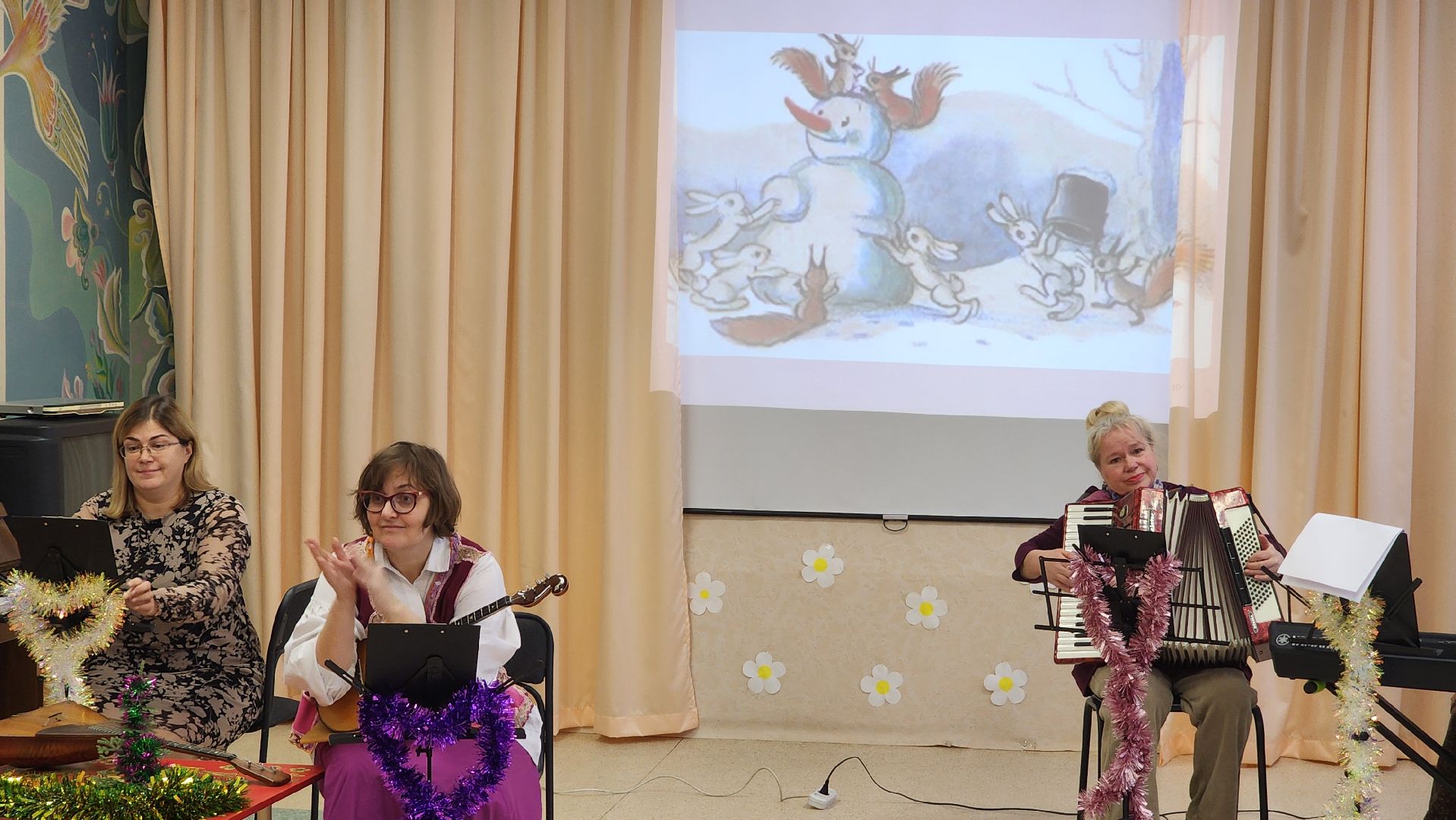 новогодняя сказка, детская школа искусств, протвино, реабилитационный центр, музыкальные инструменты,