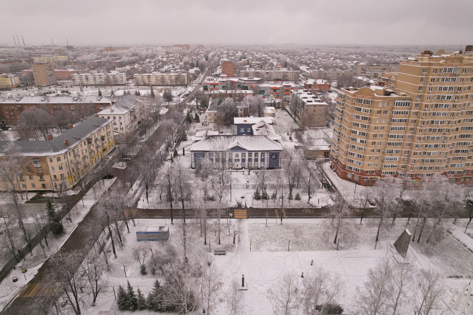 видео с коптера, ступино, образование, школа, ремонт,