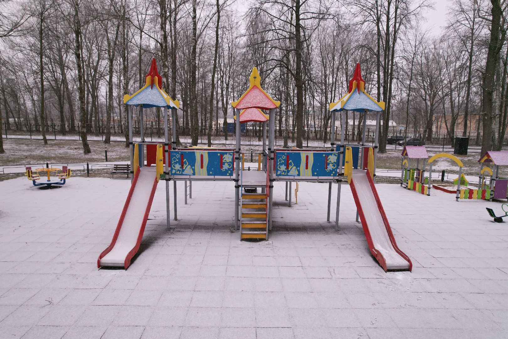 видео с коптера, благоустройство, каток, ступино,