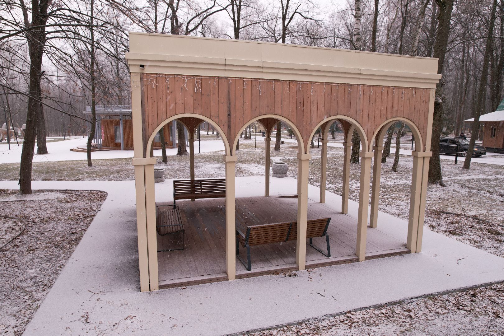 видео с коптера, благоустройство, каток, ступино,