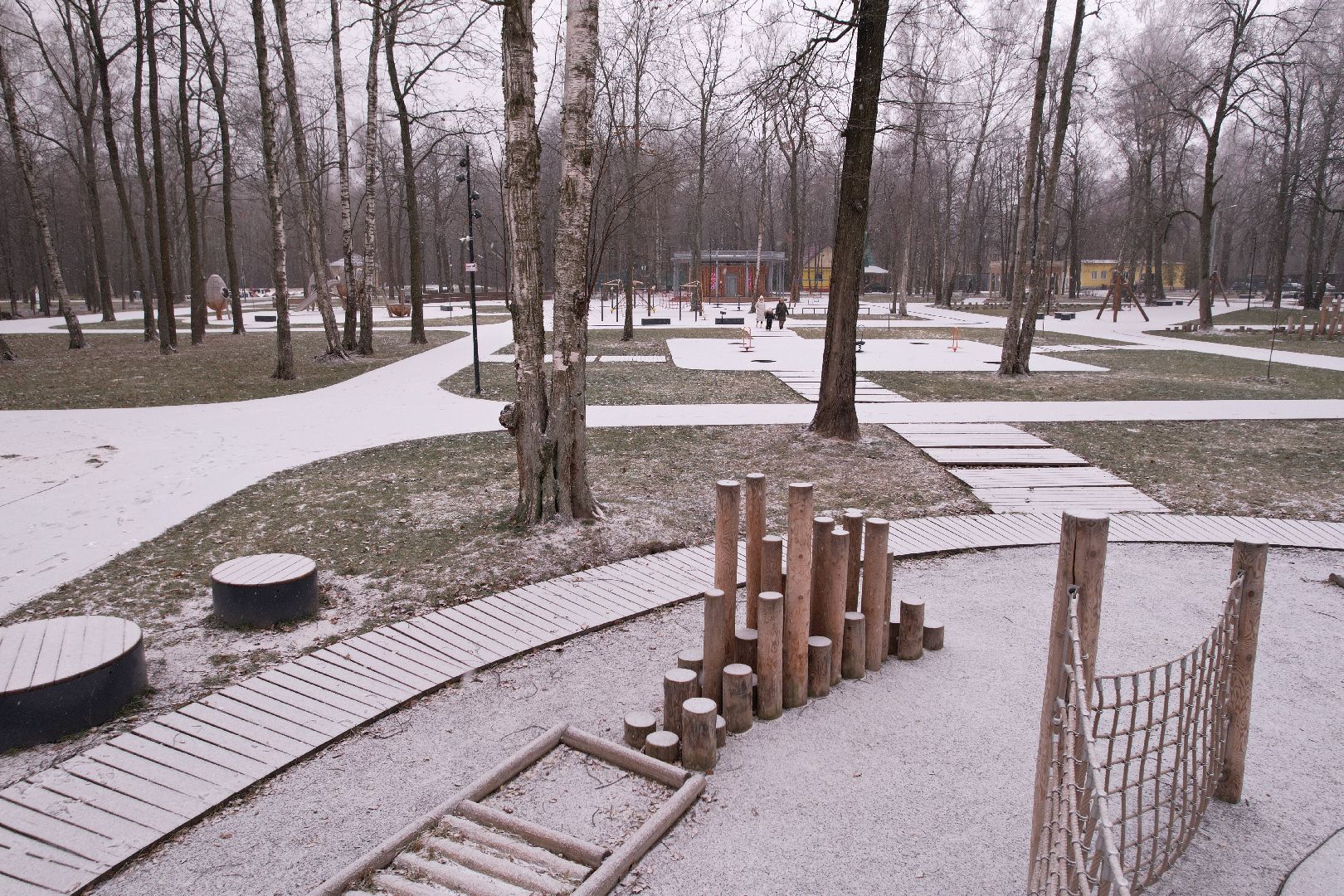 видео с коптера, благоустройство, каток, ступино,