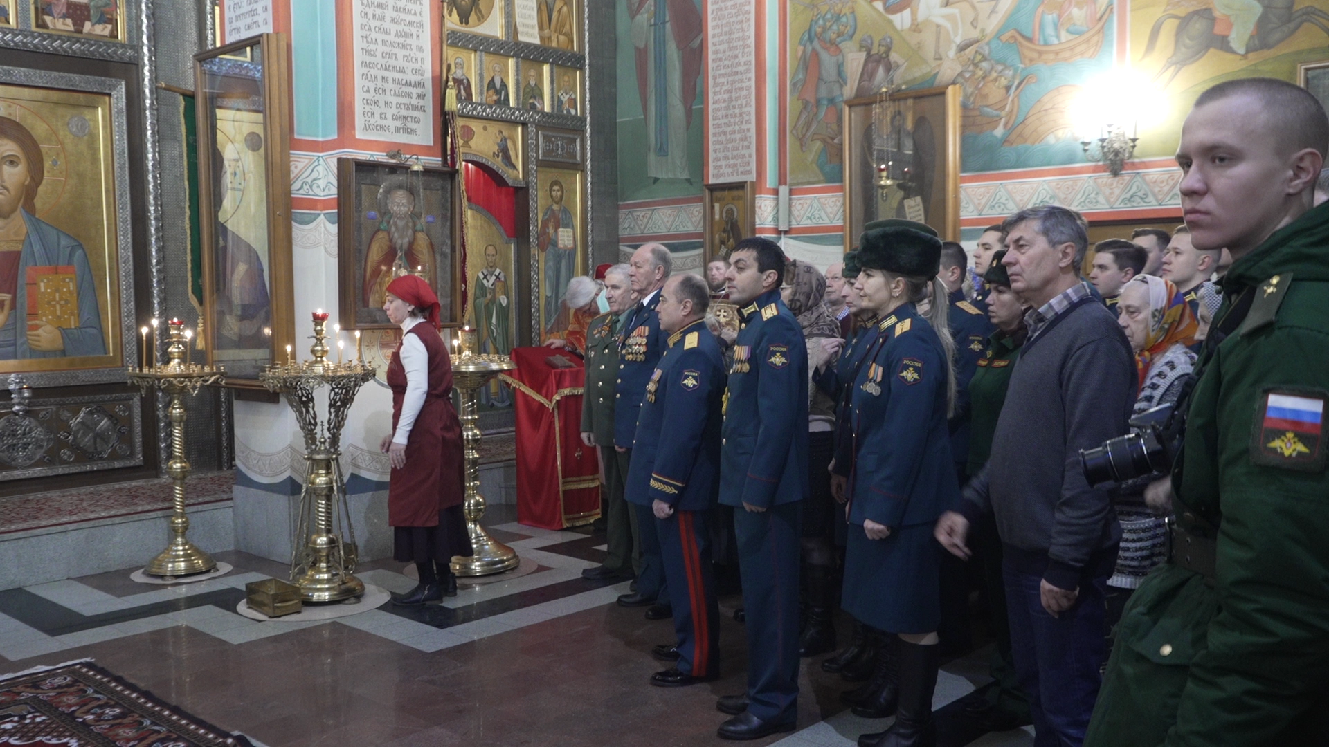 Храм РВСН, Храм во Власихе, юбилей РВСН, божественная литургия, великомученица Варвара,