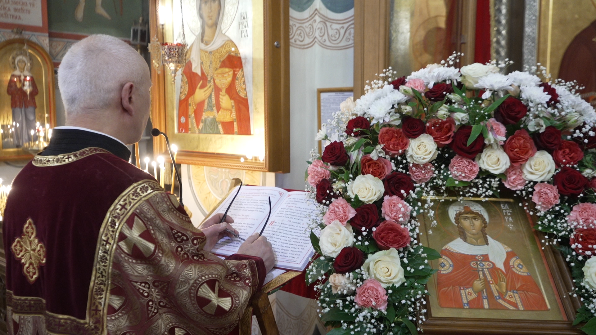 Храм РВСН, Храм во Власихе, юбилей РВСН, божественная литургия, великомученица Варвара,