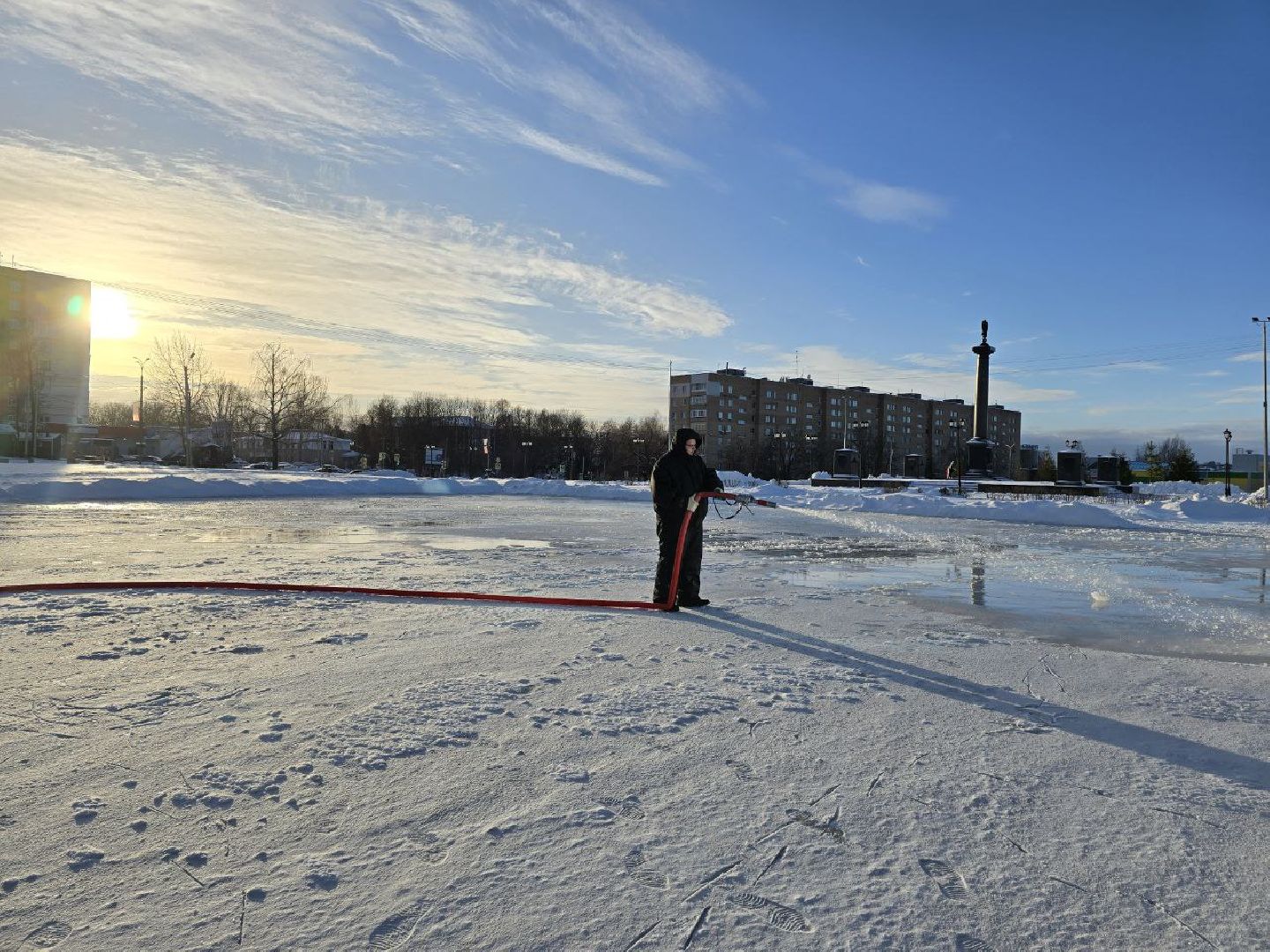 можайск, можайский городской округ, подмосковье, каток, губернаторская площадь, открытый каток, спорт, жители, бесплатный каток, центральный каток, вертикалки,