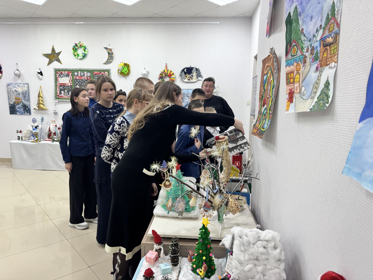 шаховская, музей, выставка, новогодняя выставка, вертикалки,