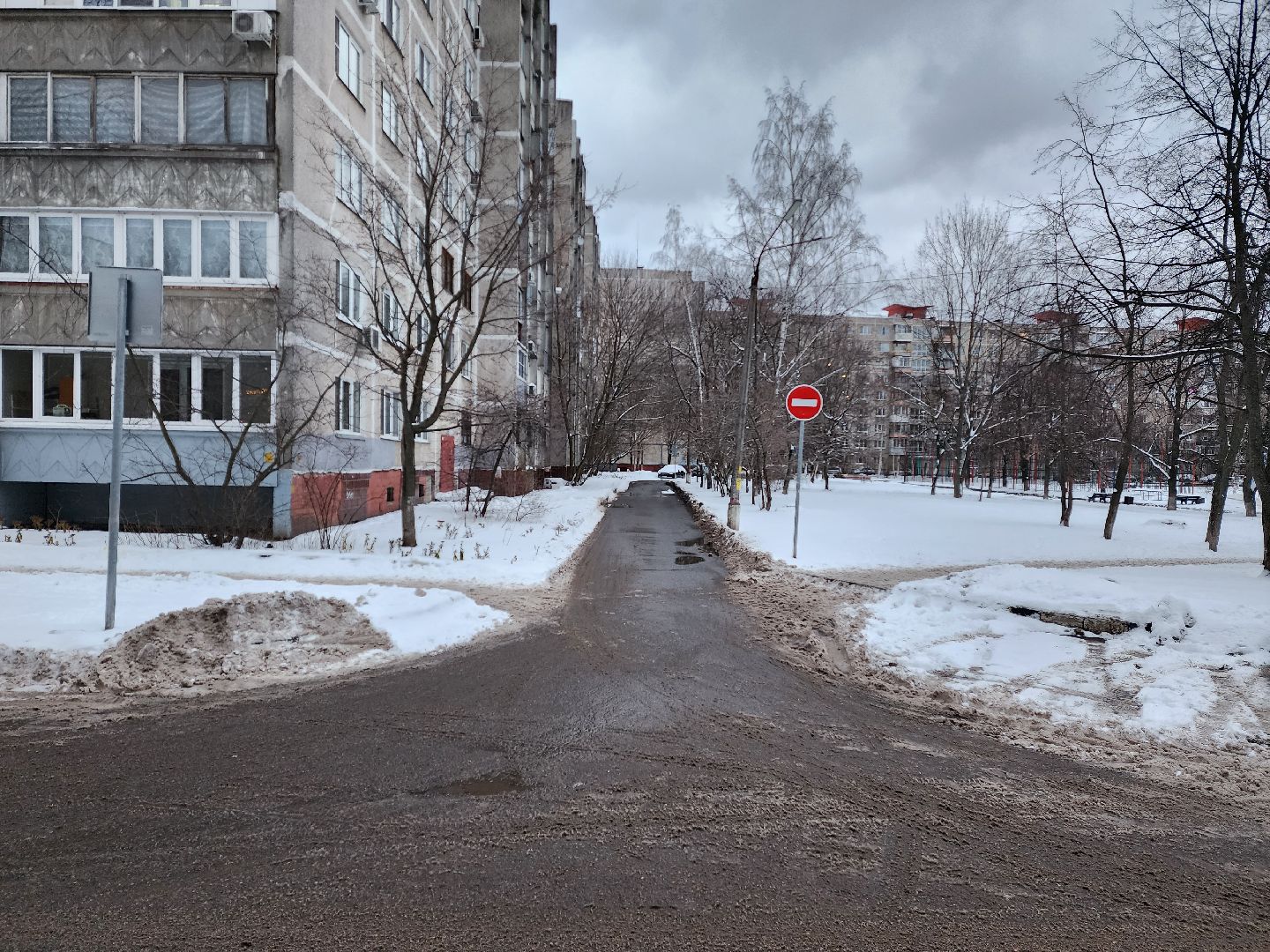 раменское, дороги, новая схема дорожного движения на улице Гурьева во дворах, вертикалки,
