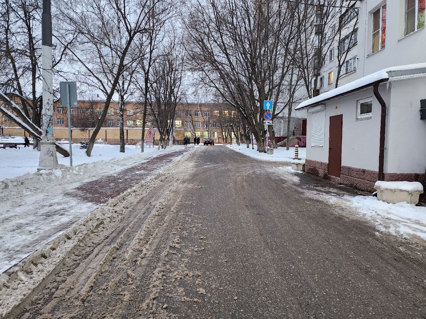 раменское, дороги, новая схема дорожного движения на улице Гурьева во дворах, вертикалки,