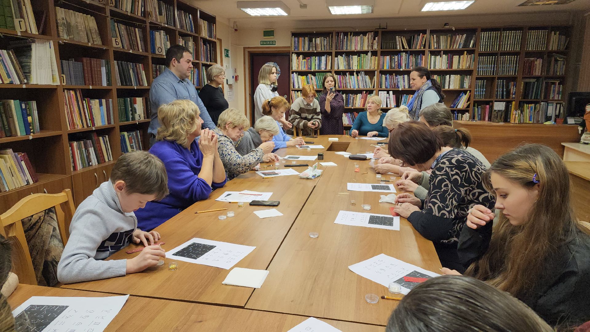 Скань, Мастер-класс, федоскинская роспись, Лобня,