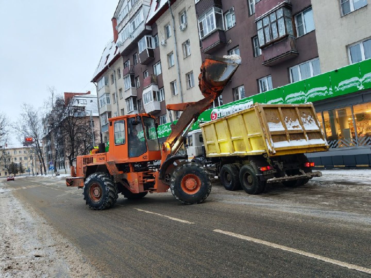 лыткарино, жкх, уборка, снег, вертикалка,