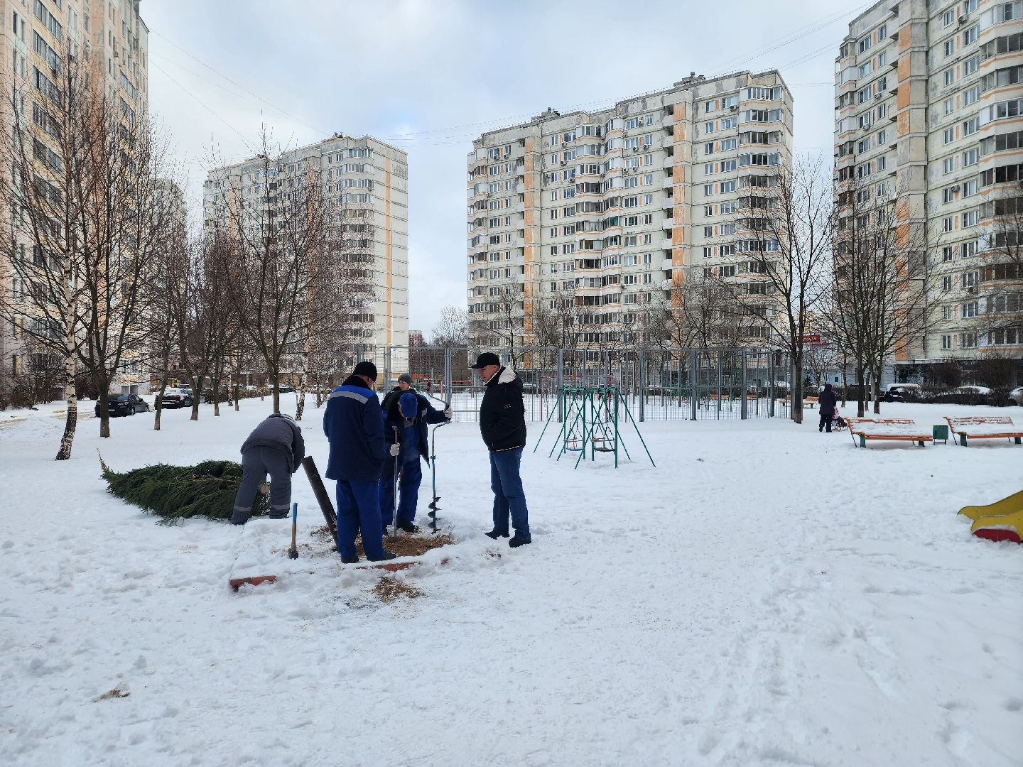 подольск, ёлка, праздник, новый год, вертикалки,