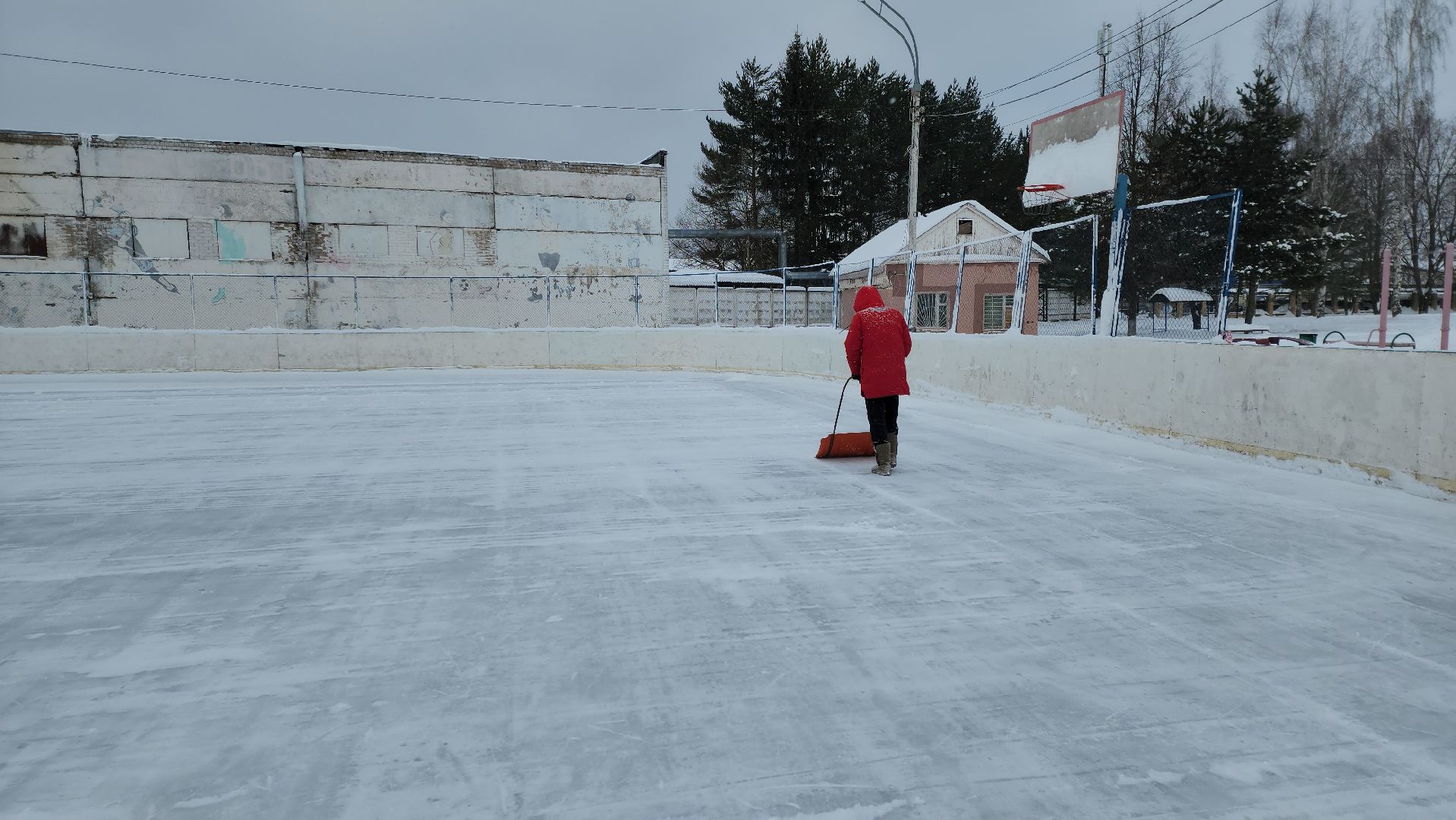 Каток, Заливка катка, спорт, зима в подмосковье, зима в рузе, руза, спорт в рузе, вертикалки,
