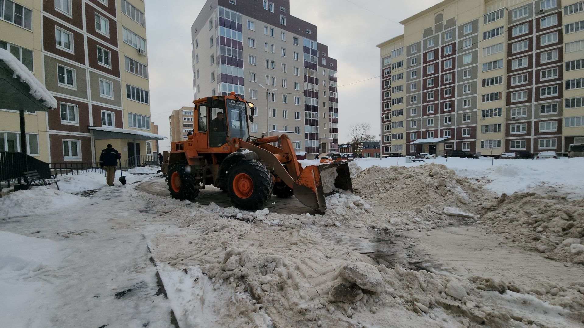 Благоустройство, Руза, вывоз снега, рузский городской округ, московская область, подмосковье, коммунальная техника, вертикалки,