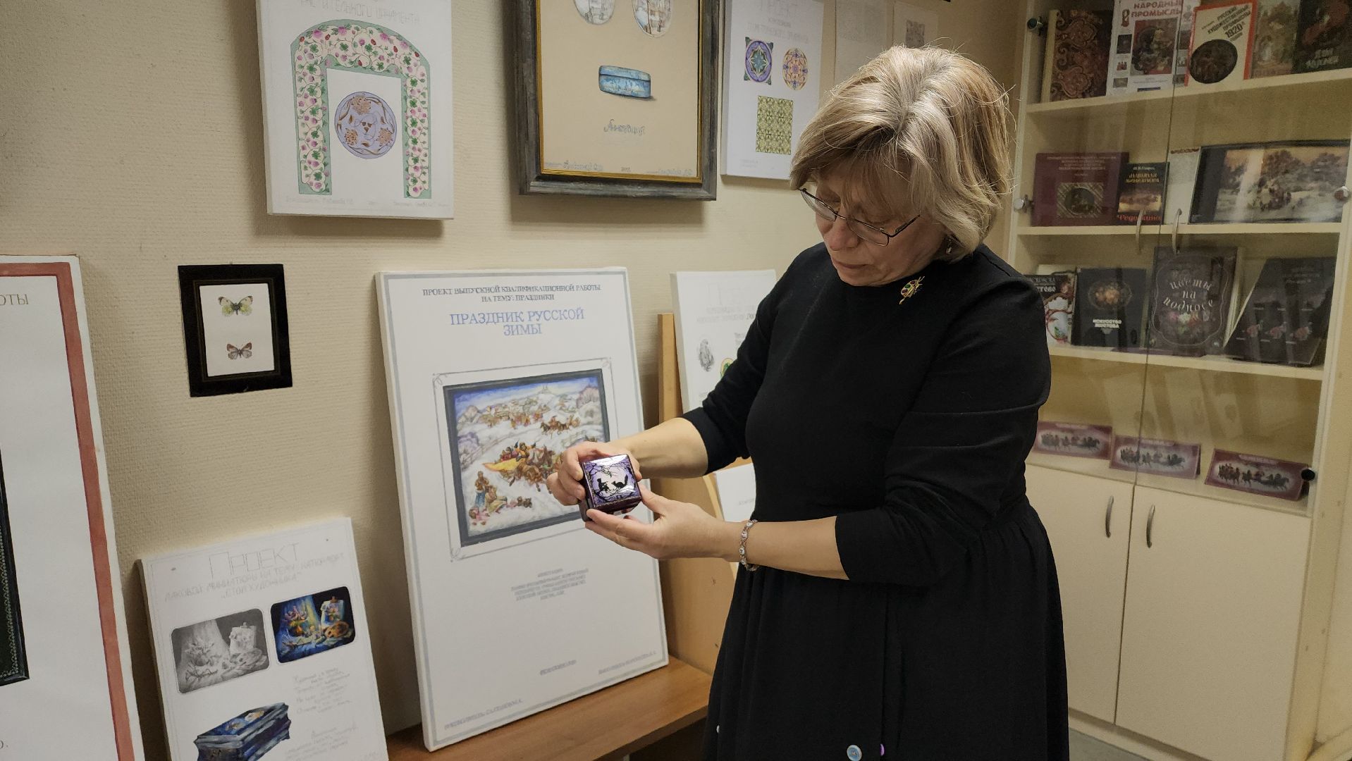 Выставка, федоскинская роспись, Лобня,