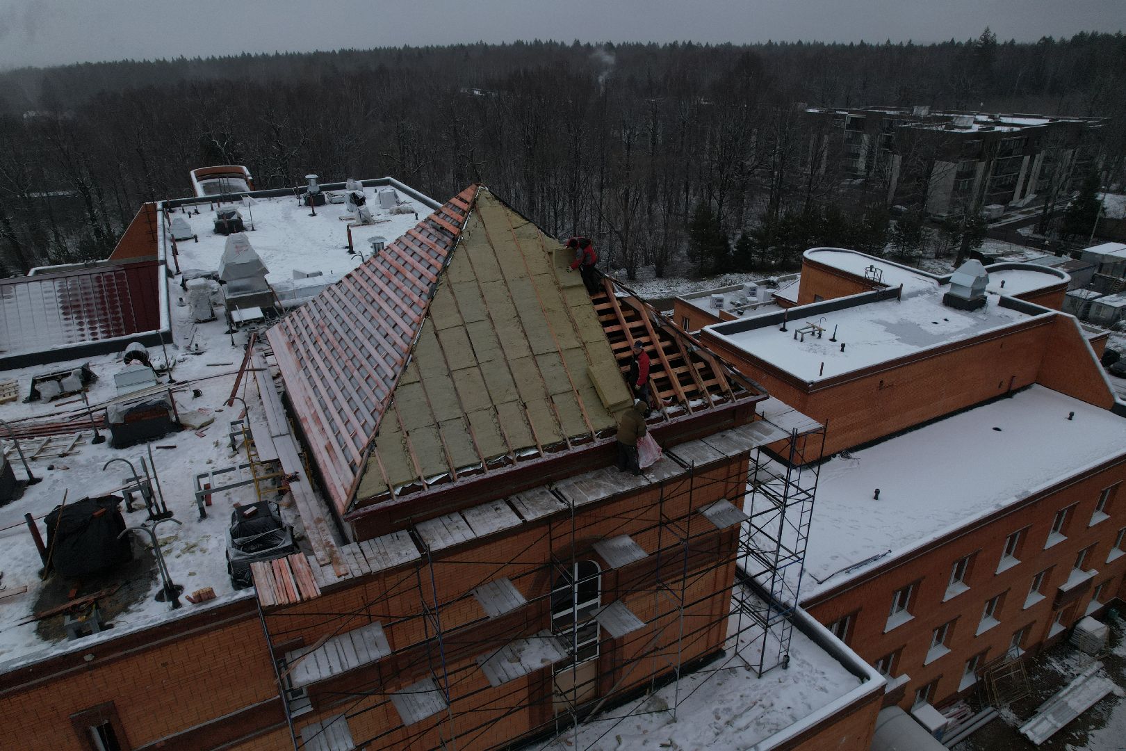 видео с коптера, стационар, капитальный ремонт,