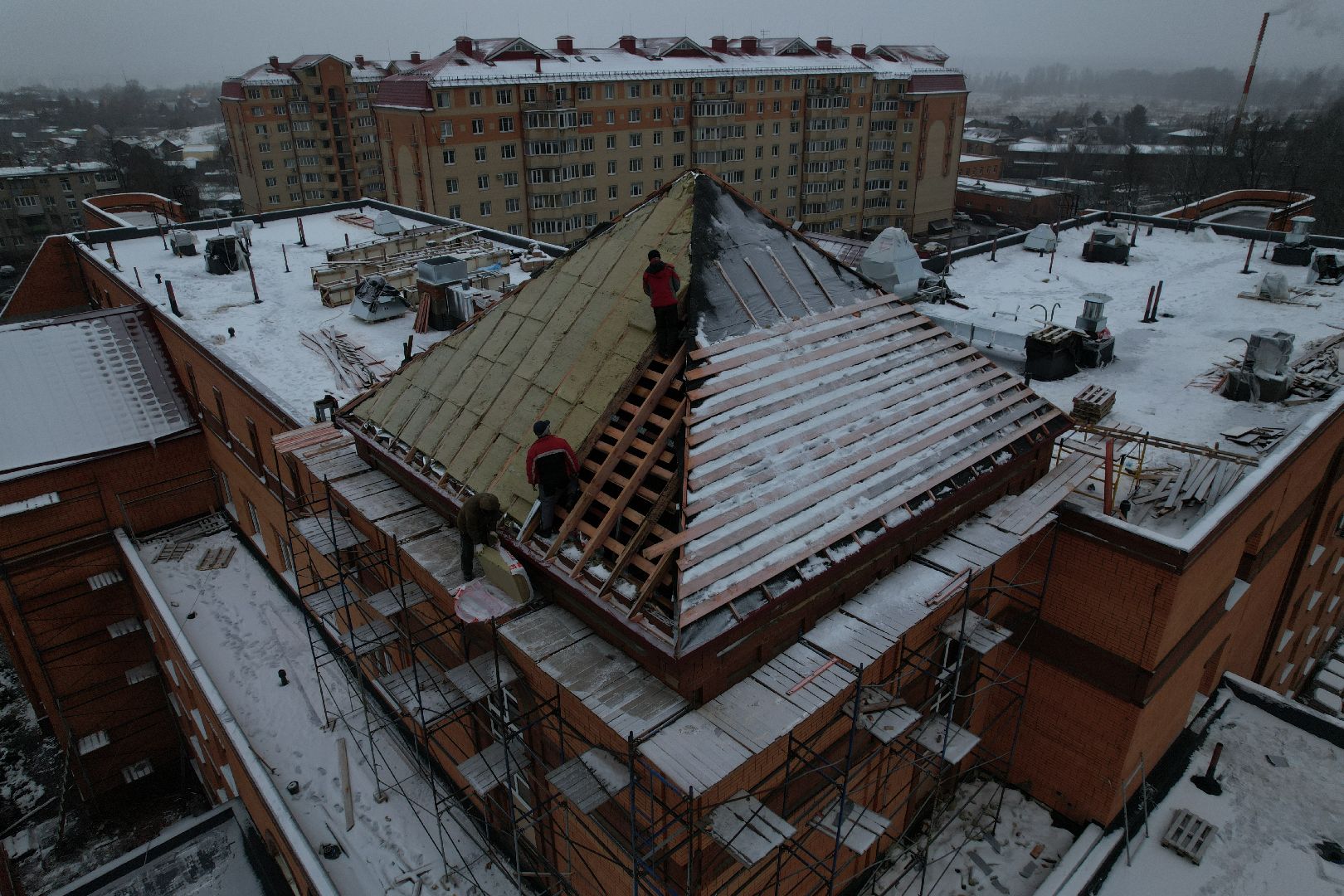 видео с коптера, стационар, капитальный ремонт,
