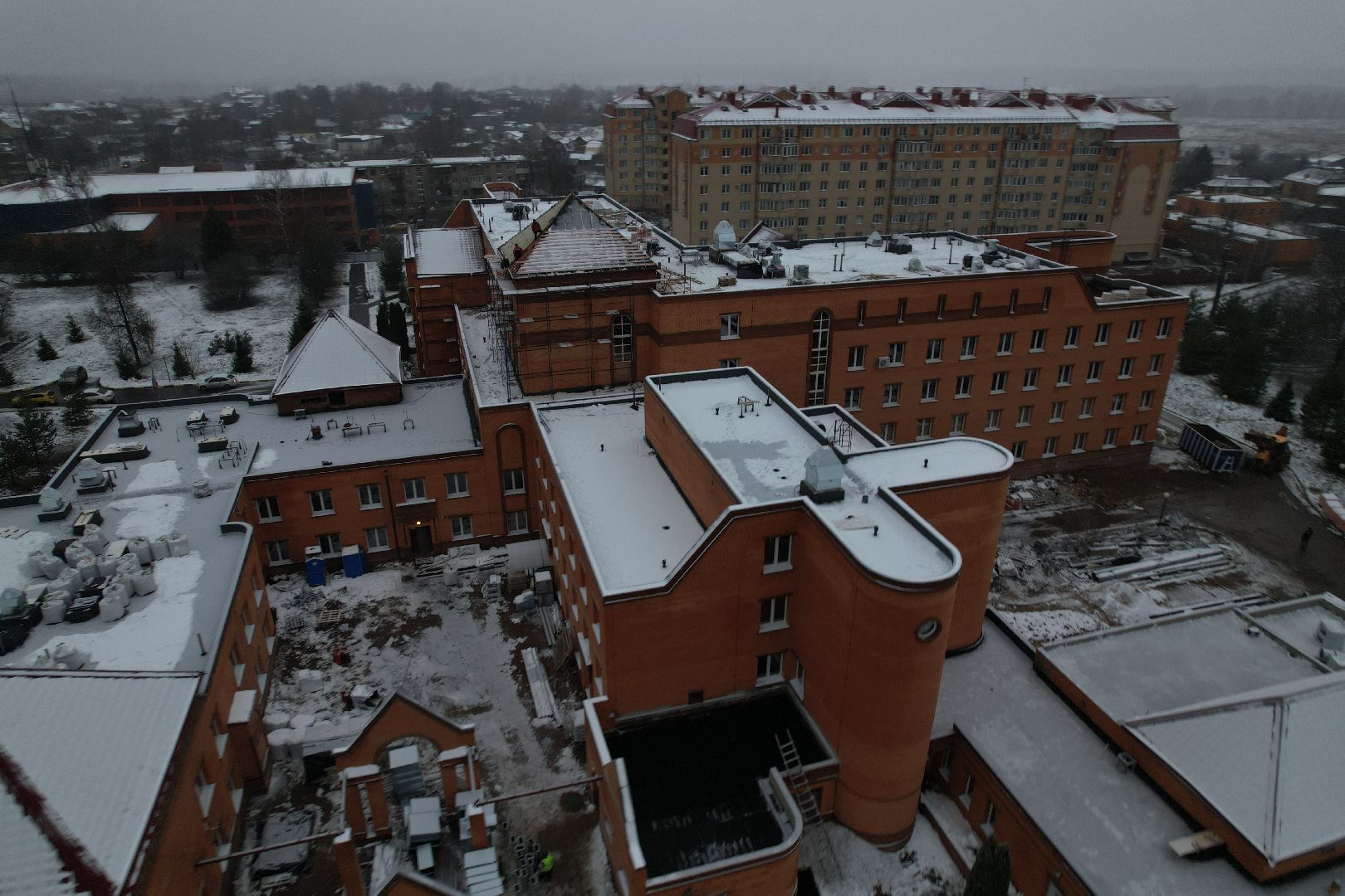 видео с коптера, стационар, капитальный ремонт,
