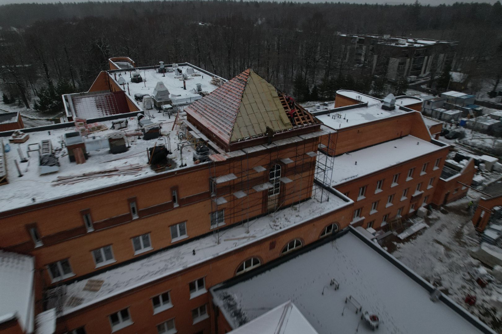 видео с коптера, стационар, капитальный ремонт,