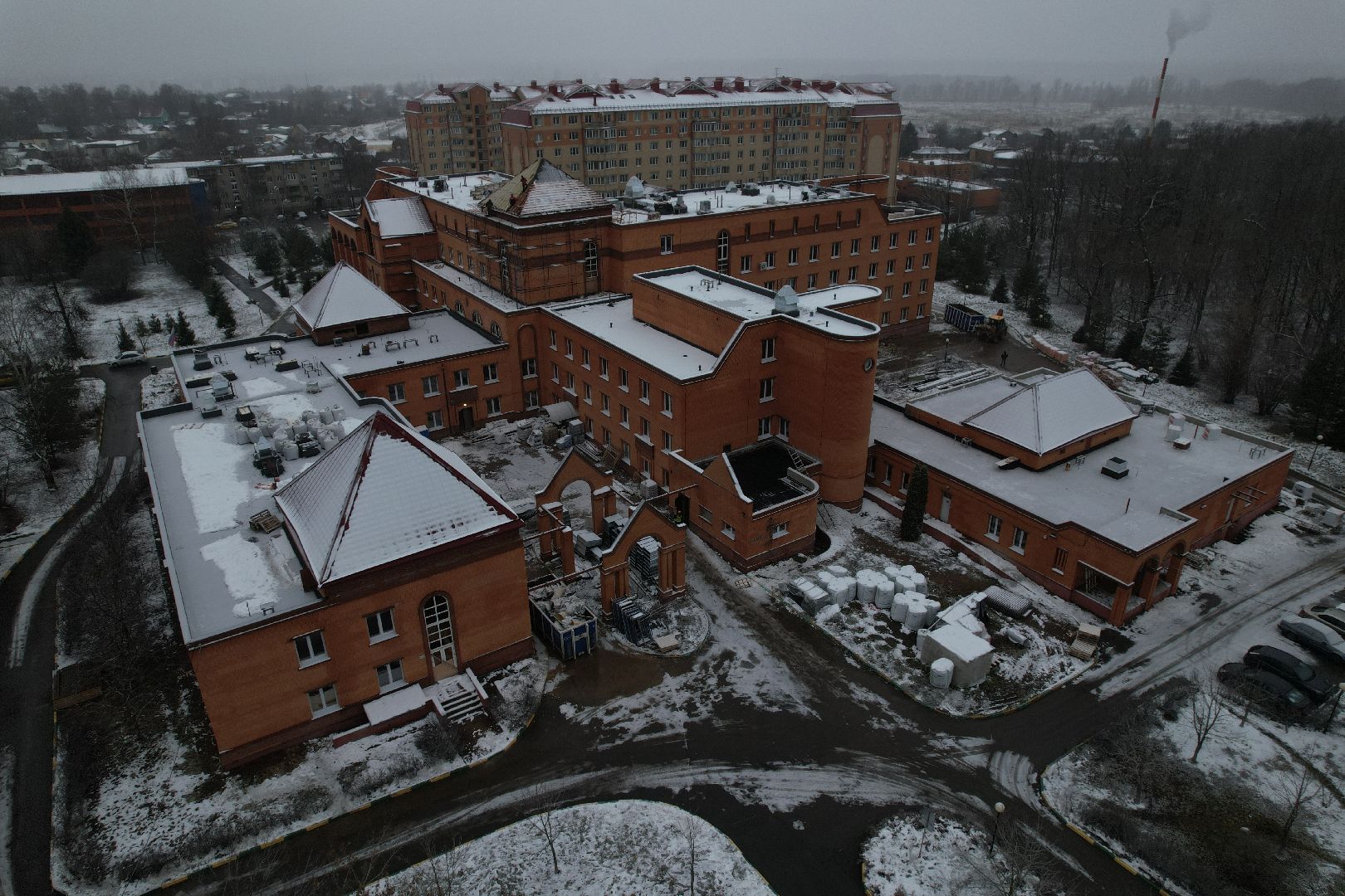видео с коптера, стационар, капитальный ремонт,