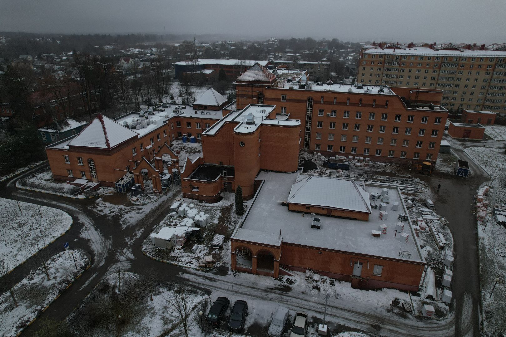 видео с коптера, стационар, капитальный ремонт,